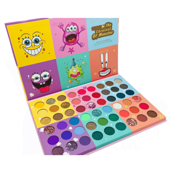 Paleta Sombras Bob Esponja - 66 Colores - Colorful Rainbow - Imagen 2