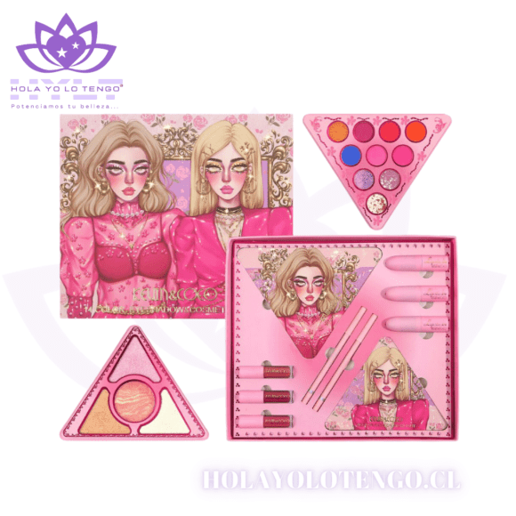 Paleta Todo En Uno Triangulo - Kiss Beauty®