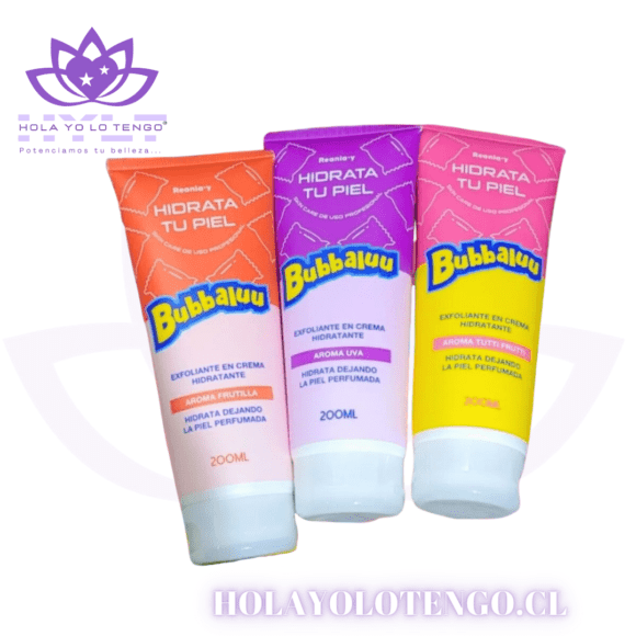 Exfoliante De Dulce Bubbaluu En Crema Hidratante 200 Ml.