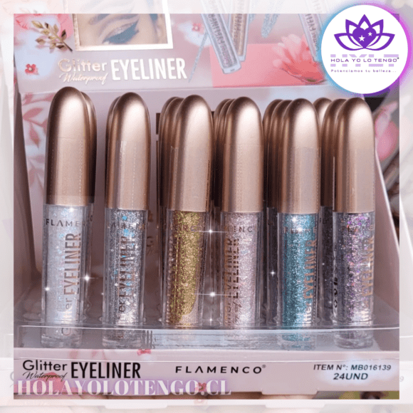 Delineador Glitter A Prueba De Agua - FLAMENCO® - Imagen 9